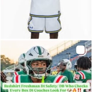 Football defensive back on the sideline in uniform